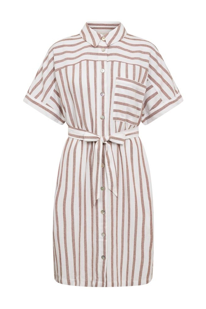 FQLAVISCO SHIRTDRESS 205914 BRILLIANT WHITE W. BURRO